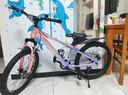 鳳凰山地自行車(chē)男女變速山地車(chē)碟剎青少年兒童自行車(chē)學(xué)生單車(chē) 星際 粉紫【變速+三刀輪】 20寸【適合125-160cm】 曬單實(shí)拍圖