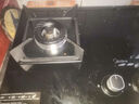 美的（Midea）燃?xì)庠铍p灶家用5.0KW大火力黑晶寬面板臺嵌兩用雙灶液化氣灶Q330 曬單實拍圖