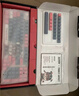 雙飛燕（A4TECH）AT98 99鍵有線(xiàn)機械鍵盤(pán) 血手幽靈PBT鍵帽辦公電腦電競吃雞FPS游戲輕音野蠻部落 機械狗 曬單實(shí)拍圖