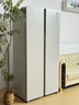 東芝（TOSHIBA）573對(duì)開(kāi)雙開(kāi)門(mén)60cm超薄高容零嵌入式半自動(dòng)制冰一級(jí)能效節(jié)能省電無(wú)霜三代人家用保鮮電冰箱 GR-RS573WI-PG1 玉芷紗 曬單實(shí)拍圖