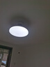 美的（Midea）風(fēng)扇燈餐廳吊扇燈led臥室燈隱形扇葉遙控三防燈具熟睡風(fēng)包安裝 曬單實拍圖
