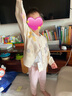 戴維貝拉（DAVE＆BELLA）兒童毛衣開衫2025秋裝新款女童長袖針織外套女寶寶外衣小童上衣 杏色【現(xiàn)貨】 90 cm（建議身高80-90cm） 曬單實拍圖
