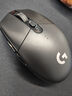 羅技（G） G304 LIGHTSPEED無(wú)線鼠標(biāo)游戲電競(jìng)吃雞宏編程輕巧便攜邏輯 G304黑+雪花防滑貼 曬單實(shí)拍圖