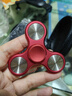 指尖陀螺泄密者鋁合金手指陀螺不銹鋼大三元魔幻減解壓旋轉動(dòng)玩具 泄密者【鋁合金+不銹鋼】-紅色 普通版【不發(fā)光】：配皮包 曬單實(shí)拍圖