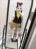 派吉鯊向日葵jk制服日系學(xué)院風(fēng)百褶裙格裙校供感毛衣襯衫短裙套裝女 四件-黑色馬甲+襯衫+向日葵+金色 XS 曬單實(shí)拍圖