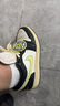 Jordan男女休閑鞋喬丹AJ1 JORDAN 1 運動鞋HQ3009-003黑白熒光黃38.5 曬單實拍圖
