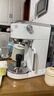 德龍（Delonghi）咖啡機 意式家用半自動(dòng)15Bar泵壓冷萃咖啡 軟觸屏手動(dòng)奶泡自動(dòng)停流小巧金屬機身 吉拉朵系列 EC890 .W氧氣白 即時(shí)加熱 自動(dòng)關(guān)機 專(zhuān)業(yè)蒸汽細桿拉花 曬單實(shí)拍圖