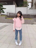 G.DUCKKIDS女童春秋款馬甲襯衫套裝2025新款女大童洋氣春季兒童休閑時(shí)髦春裝 三件套 160 cm 曬單實(shí)拍圖