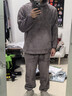 有棵樹(shù)【成毅同款】男士睡衣男珊瑚絨抗靜電冬季長(cháng)袖情侶家居服套裝女 曬單實(shí)拍圖