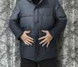 波司登（BOSIDENG）【反季】羽絨服新國(guó)標(biāo)90絨男短款新升級(jí)版型高包容連帽保暖外套 黑黛青5177 L 180/100A 曬單實(shí)拍圖