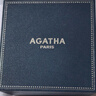 AGATHA【官方正品】人魚(yú)之淚項鏈女士 生日禮物送女友閨蜜高級感鎖骨鏈 明星同款（39CM-大號2.96克拉） 曬單實(shí)拍圖