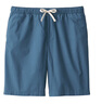 無(wú)印良品（MUJI）男式 水洗 平紋 短褲 純棉全棉 褲子 休閑褲 AED10A3S 煙熏藍色 L 曬單實(shí)拍圖