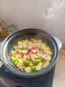 GERTHRON德國砂鍋耐高溫干燒不裂大容量煲仔飯燉湯燃氣灶專(zhuān)用煲湯陶瓷砂鍋 2.1L帶蓋適用4-5人（燉炒煮不粘）. 2.2L 曬單實(shí)拍圖