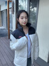 鴨鴨（YAYA）時(shí)空道宇系列羽絨服男2025新款情侶裝立領(lǐng)羽絨面包服外套S 青光黑色 L (175) 【適合130-150斤】 曬單實(shí)拍圖