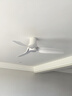 LUCCI AIR Nautica北歐現代輕奢一體風(fēng)扇燈簡(jiǎn)約美式別墅客廳餐廳臥室吊扇燈 白色，含遙控燈具（213353） 12瓦LED 3000K色溫三段亮度調節 曬單實(shí)拍圖
