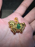 萃華足金999翡翠唐馬黃金套鏈生肖馬金項鏈節日生日紀念日送禮 【翡翠唐馬套鏈】金重約6g 曬單實(shí)拍圖