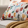 宜家（IKEA）RODARV洛達夫刺繡靠墊臥室客廳沙發(fā)抱枕午睡枕趴睡枕 多色靠墊 40*65cm 曬單實(shí)拍圖