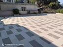 庭院地鋪石室外石英磚別墅花園瓷磚院子防滑地磚農(nóng)村自建房pc磚 芝麻灰 30*60*1.2厘米（可停摩托車） 曬單實(shí)拍圖