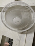 艾美特（AIRMATE）電風(fēng)扇商用壁扇壁掛式風(fēng)扇家用搖頭轉(zhuǎn)頁扇餐廳宿舍食堂工業(yè)工程風(fēng)扇七葉定時(shí)墻壁風(fēng)扇 FW3547T2 曬單實(shí)拍圖