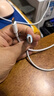 華為原裝6A數據線(xiàn) USB Type-A轉USB Type-C/1m線(xiàn)長(cháng)/支持66W（11V6A）充電 白色CC790 曬單實(shí)拍圖