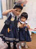 G.DUCKKIDS洛麗塔公主裙女童連衣裙夏季朱迪兒童裙子兔子警官生日蓬蓬裙春秋 朱迪裙子+裙撐 100 尺碼2~3歲【 90-100cm】 曬單實拍圖