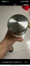 京東京造雙層加厚玻璃杯 無鉛高硼硅帶茶隔水杯304茶隔泡茶杯男士360mL 曬單實(shí)拍圖
