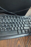 羅技（Logitech）MK120有線(xiàn)鍵鼠套裝 有線(xiàn)鍵盤(pán)鼠標套裝辦公鍵鼠套裝 USB外接電腦薄膜鍵盤(pán)辦公即插即用 104鍵全尺寸 MK120黑色+短鼠標墊 曬單實(shí)拍圖