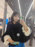 雅格羅伊貂絨外套女 真貂短款純毛海寧水貂皮草外套短款女披肩斗篷狐貍毛 黑色 均碼 曬單實(shí)拍圖