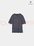 優(yōu)衣庫(kù)女裝3D精紡美利奴羊毛羅紋圓領(lǐng)針織衫/5分袖秋冬新款480188 07 青灰色 XL /165/92A 曬單實(shí)拍圖
