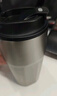 京東京造保溫杯 咖啡杯水男士女兒童學(xué)生教師節禮物 316不銹鋼銀灰色480ml 曬單實(shí)拍圖