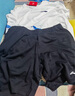 李寧（LI-NING）羽毛球服男女短袖速干比賽套裝上衣褲子兩件套 標準白 M  曬單實(shí)拍圖