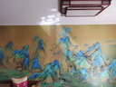 席精靈清明上河圖墻紙南鄉舊夢(mèng)千里江山圖壁畫(huà)飯店閣樓茶樓餐館中式壁紙 膚感絲絨布 曬單實(shí)拍圖