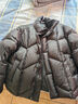 太平鳥(niǎo)男裝【95%進(jìn)口鴨絨】排骨羽絨服25冬季新款20D面包服外套 黑色 第一批 M 曬單實(shí)拍圖