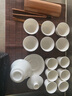 逸居客（YIJUKE）竹制茶則三件套碳化投茶器無漆茶則禪意茶勺茶夾茶荷茶撥茶具配件 曬單實(shí)拍圖
