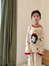G.DUCKKIDS小黃鴨白雪公主女童睡衣套裝春秋2025新款兒童家居服可愛(ài)寶寶秋裝 杏色 90 尺碼1~2歲【 80-90cm】 曬單實(shí)拍圖