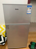 長城（GREAT WALL FRIDGE）家用迷你小冰箱小型冷凍冷藏保鮮宿舍出租房辦公室節(jié)能省電雙開門電冰箱 銀色108L【一級能效 全國聯(lián)?！?曬單實拍圖