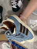 阿迪達斯（adidas）三葉草女鞋板鞋 秋季新品時(shí)尚潮流貝殼頭休閑鞋低幫小白鞋運動(dòng)鞋 JR6987/質(zhì)感藍/柔和棕/乳白色 38 (235mm) 曬單實(shí)拍圖