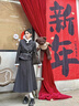 蝶嬌諾（DIEJIAONUO）連衣裙女裝2025年秋季新款韓系小香風千金感氛圍感穿搭女套裝復古 黑灰套裝+腰帶 M 曬單實拍圖