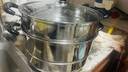 蘇泊爾（SUPOR）304不銹鋼蒸鍋雙層加厚復底湯鍋帶蒸籠燃氣電磁爐通用 【雙層加厚】旗艦款 28cm 曬單實拍圖
