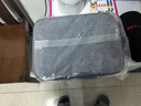 得力(deli)防水防塵證件收納包 家用大容量多功能文件袋文件包事務(wù)包收納箱內(nèi)置PP隔板 三層 灰色   曬單實(shí)拍圖