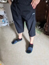 李寧李寧運動七分褲男子時尚透氣寬松休閑褲舒適百搭運動褲子男 曬單實拍圖
