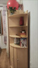 森安匠角柜轉角柜墻角柜實(shí)木芯三角置物架客廳臥室落地書(shū)架家用書(shū)柜子 E0丨嶼山雪松木色30*30*180cm 曬單實(shí)拍圖