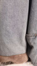森馬（Semir）牛仔棉服女拼接毛領(lǐng)美式復古2024冬寬松毛邊夾克街頭109724108017 曬單實(shí)拍圖