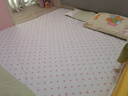 富安娜純棉床單單件 全棉親膚學(xué)生宿舍單人雙人全棉床上用品家用 粉色波點(diǎn)【親膚純棉】 1.5米床 230cm*240cm 曬單實(shí)拍圖