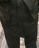 姜太公雨衣雨褲套裝防暴雨男款摩托車(chē)騎行分體式外賣(mài)騎手電瓶車(chē)專(zhuān)用雨披 黑色A款（防暴雨+PVC針織布） XL1件 曬單實(shí)拍圖