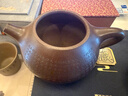 藏壺天下宜興紫砂壺純手工刻繪心經(jīng)紫砂茶具原礦底槽清家用泡茶壺石瓢壺石瓢 250ml 曬單實(shí)拍圖