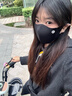 李寧保暖口罩秋冬季騎行面罩男女士防寒防風(fēng)塵面罩加厚騎車(chē)可水洗口罩 曬單實(shí)拍圖