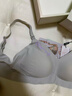Spring Maternity喜臨哺乳文胸孕婦哺乳內衣產(chǎn)后喂奶防下垂夏季時(shí)尚聚攏不勒胸 月靜灰哺乳文胸（不含內褲） XL-XXL 曬單實(shí)拍圖