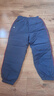 NAVIGARE兒童羽絨褲冬季男童加絨褲子女童保暖長(cháng)褲學(xué)生服防風(fēng)防寒保暖舒適 橫線(xiàn)羽絨褲深藍 130 曬單實(shí)拍圖