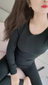 貓人保暖內衣女士無(wú)痕線(xiàn)衣秋衣秋褲套裝女生大碼打底衫線(xiàn)褲秋冬季 【發(fā)熱御寒】淺粉 L 【體重約：95-115斤】 曬單實(shí)拍圖